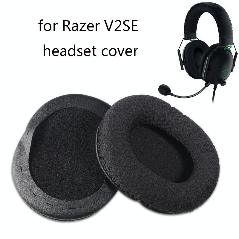 2-Pack Black Mesh Headset Sponge Covers For Razer V2-1915197958677204993