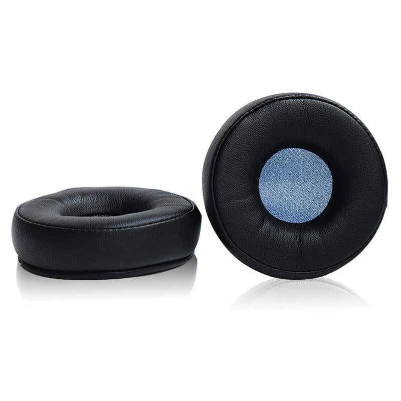 2-Pack Leather Headphone Sponge Covers For Jabra Revo Wireless - Black / Blue-1915197953287524357