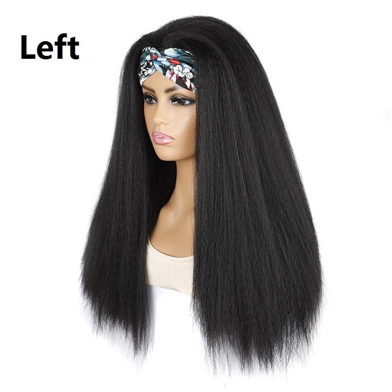 Turban Headband With Long Hair And Corn Beard Wig-1915197706809249795