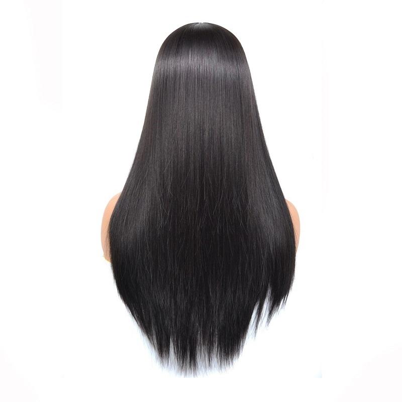 Women Medium Straight Haircut Wig - Bleached & Dyed-1915197131019390980