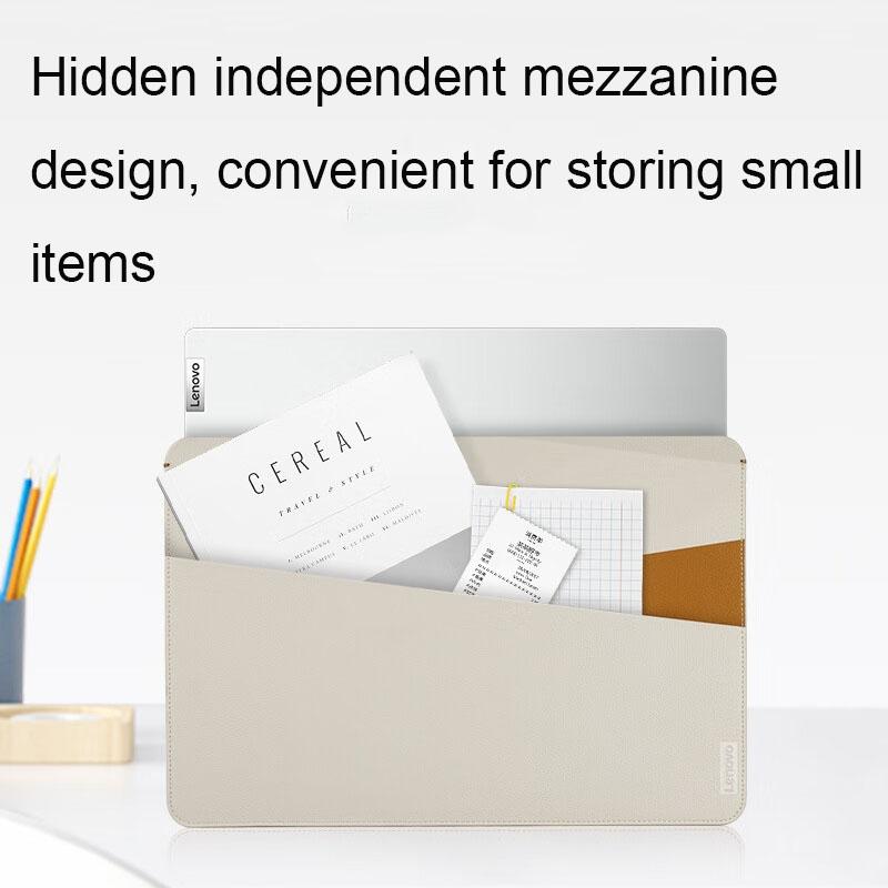 Waterproof Thinkpad Leather Laptop Sleeve Bag - Durable & Stylish-1915197220488089603