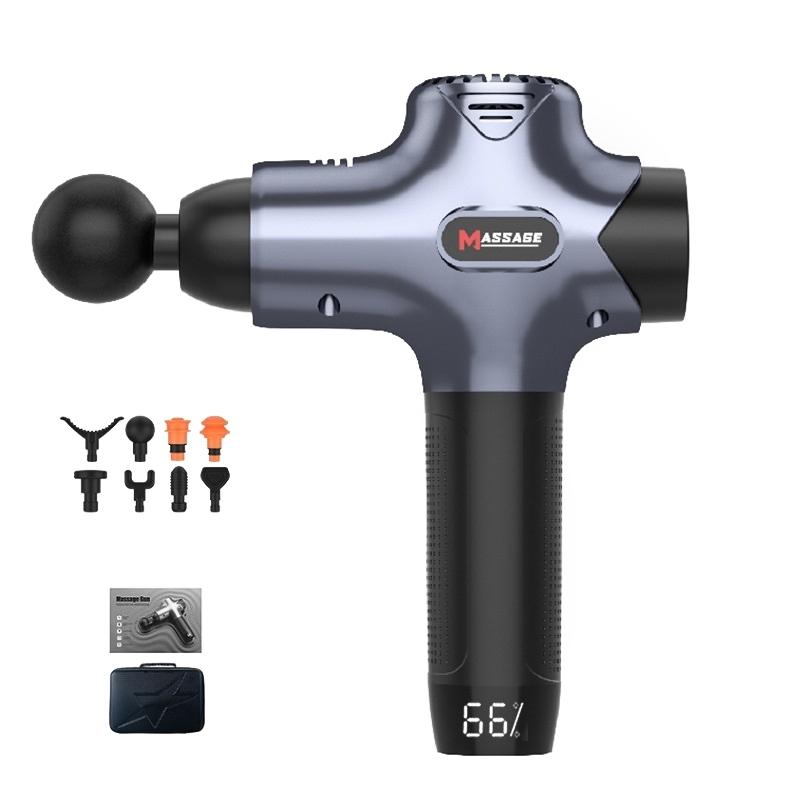 Dark Blue Muscle Vibration Massager - Fitness Massage Gun-1915196530994843653