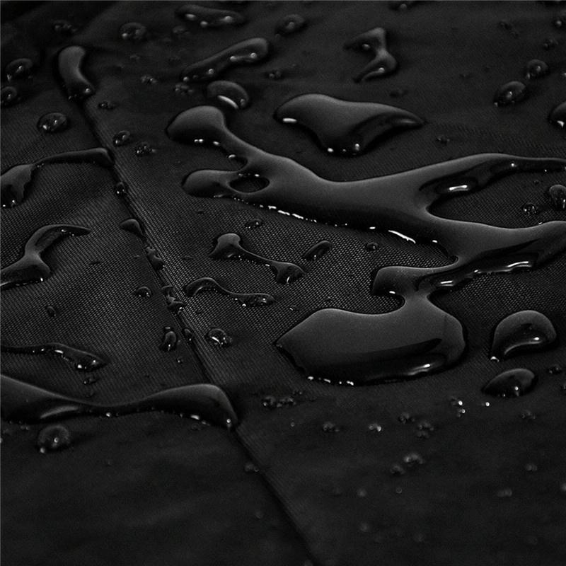 Waterproof Outdoor Furniture Cover - 180X120X74Cm - Oxford Cloth - Dustproof & Uv-Proof - Black-1964932162532806659