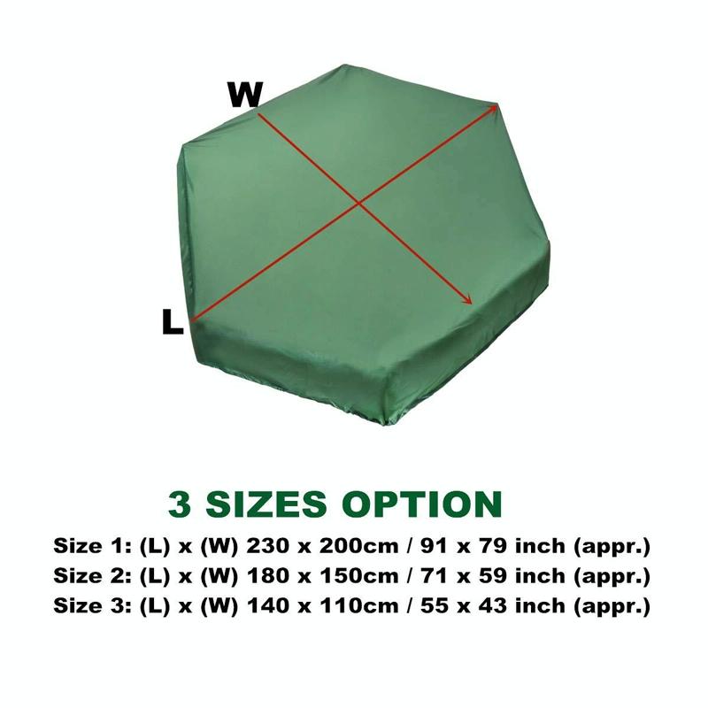Waterproof Hexagonal Toy Cover - Uv & Dust-Proof - 140X110Cm - Green-1964932161685557250