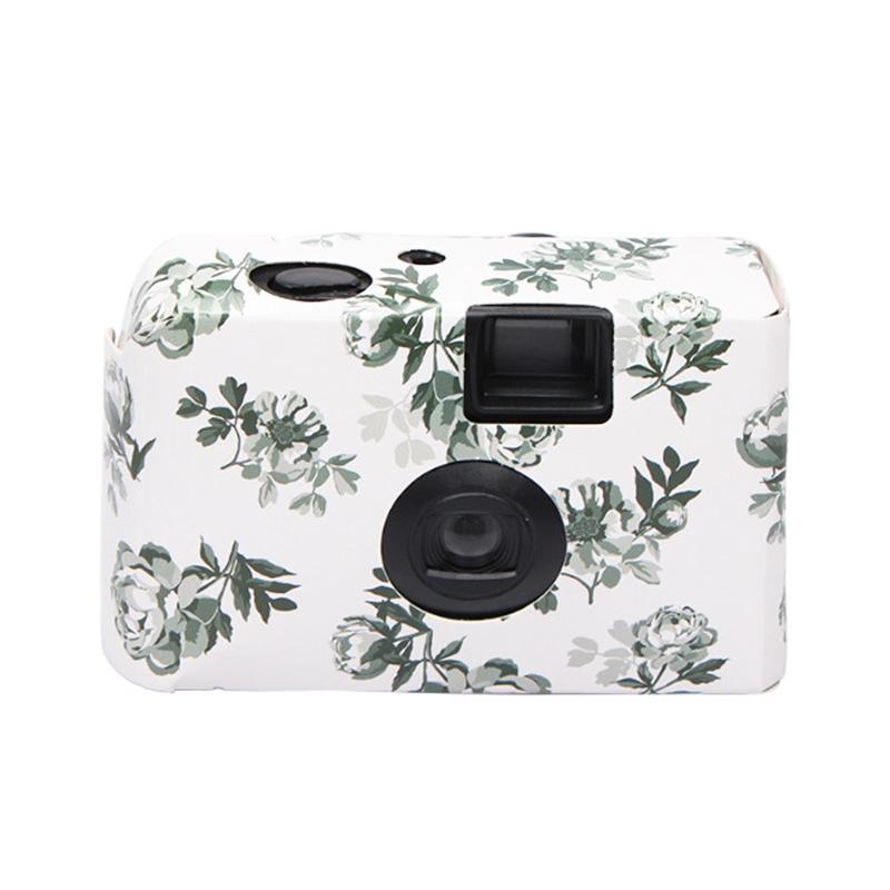 Retro Peony Disposable Mini Camera With 17 Films-1915197734072225793