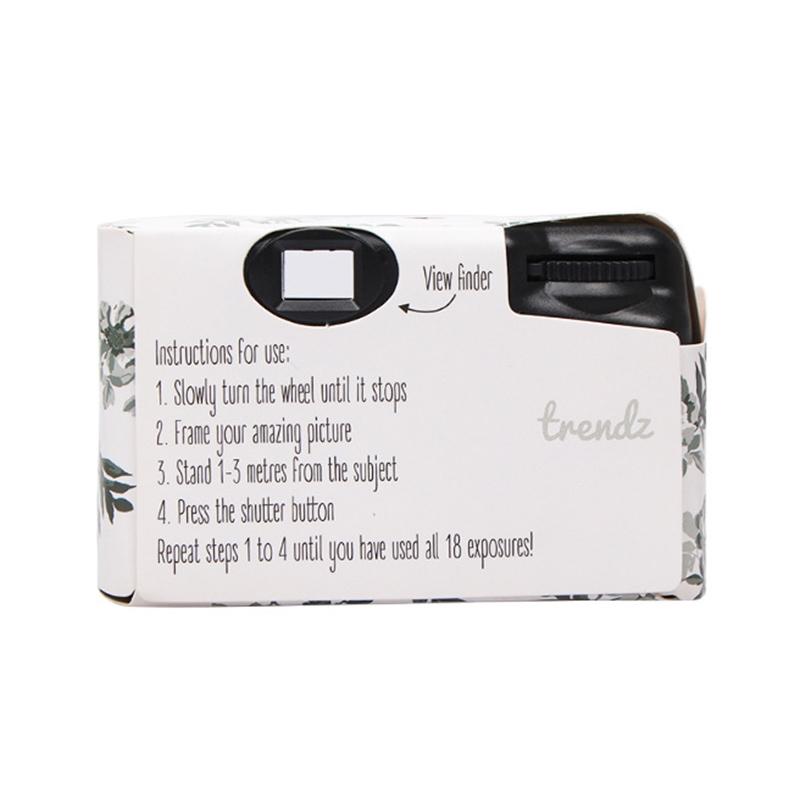 Retro Peony Disposable Mini Camera With 17 Films-1915197734072225795