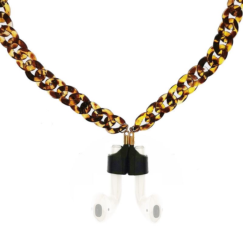 Leopard Wireless Earphones With Strong Magnetic Anti-Lost Chain-1915196931710259206