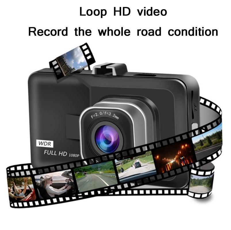 1080P Hd 3.0 Wide-Angle Driving Recorder With Reversing Image-1964932329965228036