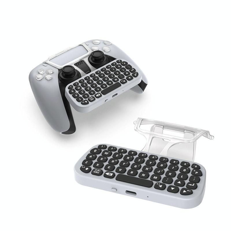 Wireless Bluetooth Gamepad With Headphone Jack For Ps5 - White-1915196818136895488
