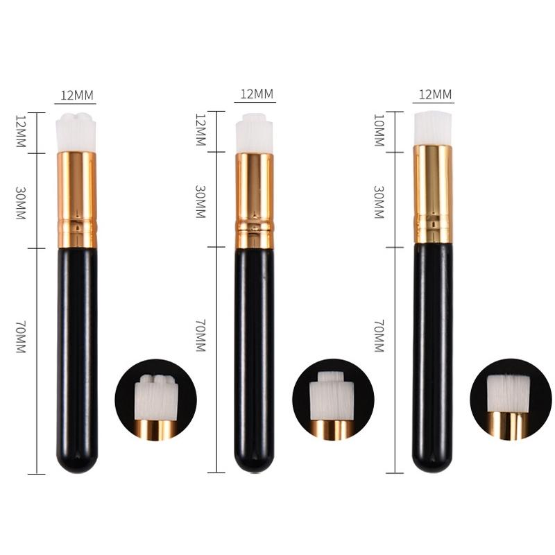 6-Piece Soft Nasal Washing Brush For Blackhead Removal And Deep Cleansing - Flat Head In White And Rose Gold-1915197185809584130