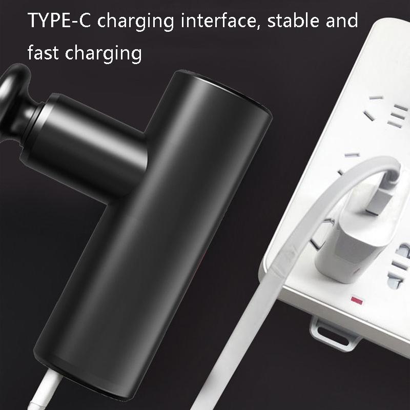 Portable Brushless Muscle Massager - Black-1915196911850229765