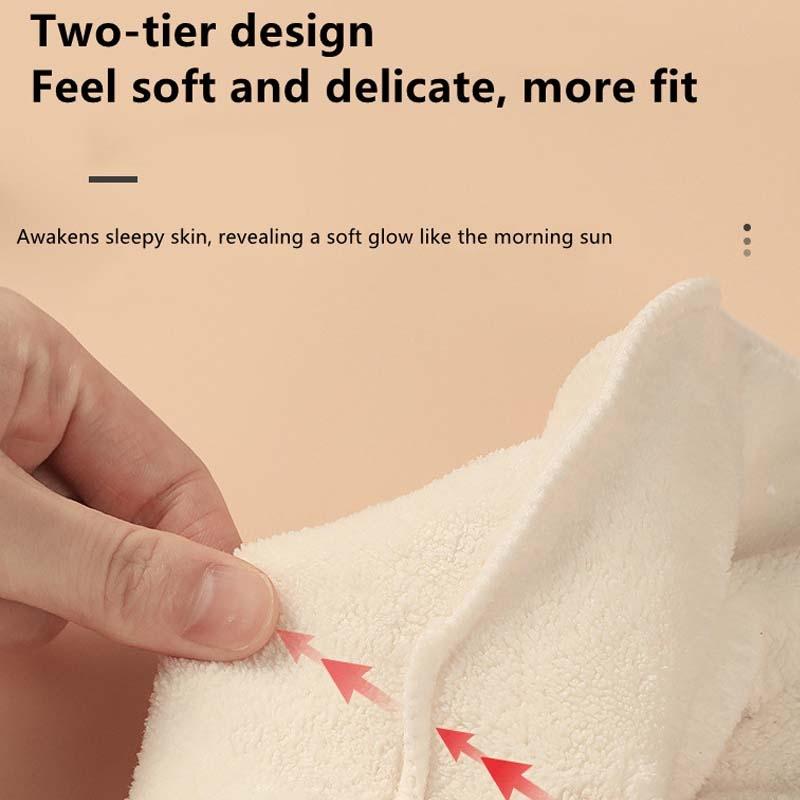 Facial Towel Face Mask With Hot And Cold Compress - Single Hole Straps-1915198123249111042