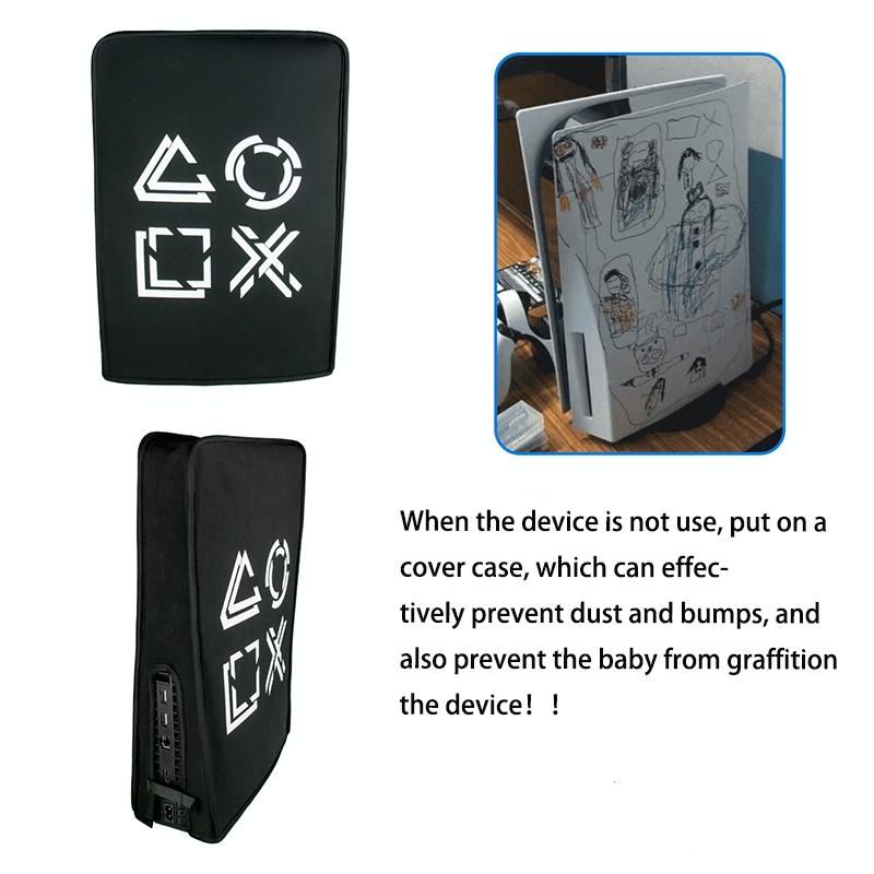 Ps5 Dust Cover - Protective Sleeve In Black-1915196903696502787