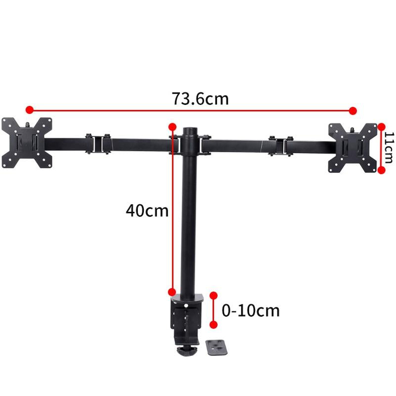 Double Screen Desktop Monitor Stand - Lifting Bracket-1964932332515364866