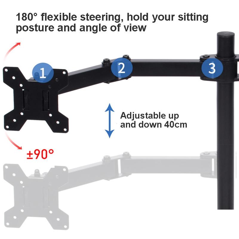 Multi-Screen Desktop Monitor Stand Bracket-1964932293986488323