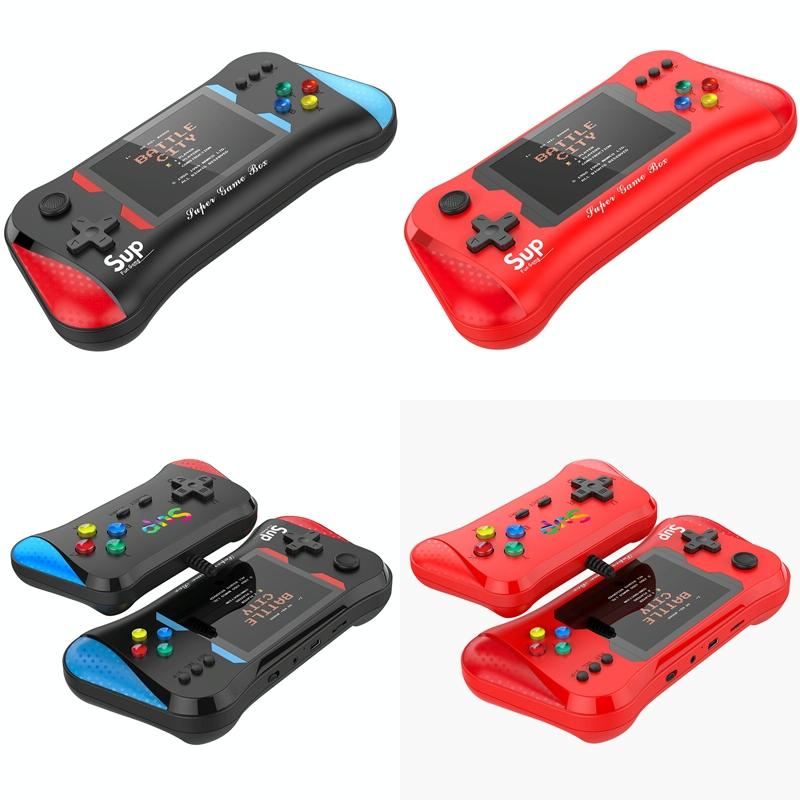 Double-Red Handheld Game Console With 3.5-Inch Screen-1915197809599057921