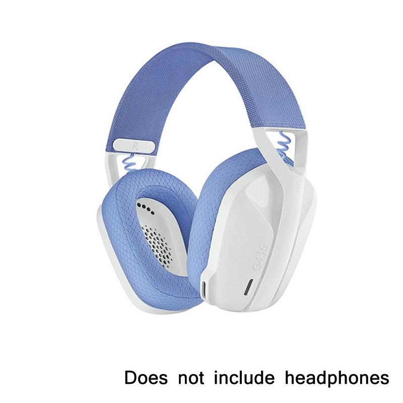 2-Pack Headrest Pads For Logitech G435 - Rose Red Sponge-1915197786379390980