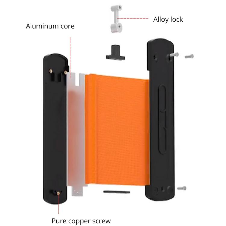 6 Metal Profile Utensil Contour With Lock - Regular Width-1915198317013372931