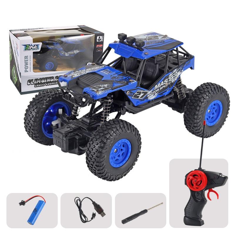 Blue Off-Road Rc Car For Kids - Alloy Remote Control Charging-1964932328065208321