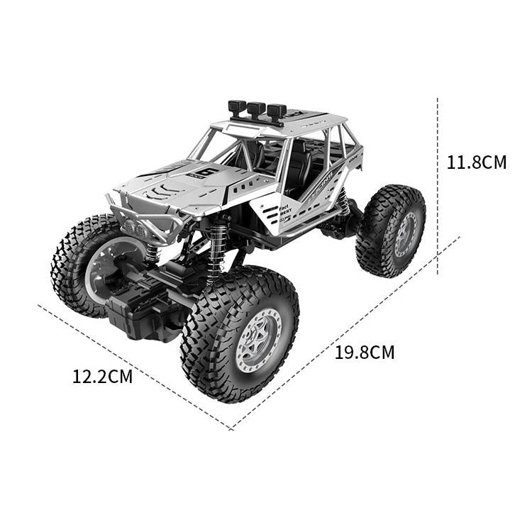 Medium Alloy Off-Road Rc Car For Kids - Silver-1964932290253557762