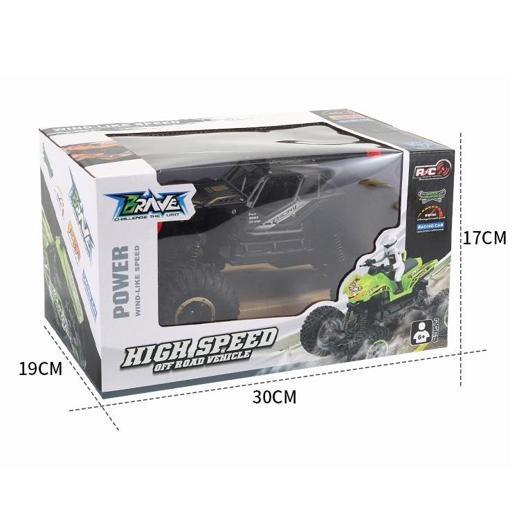 Large Alloy Off-Road Rc Car For Kids - Black-1915197611636297731