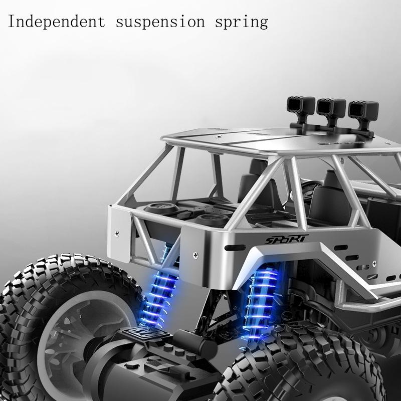 Large Alloy Off-Road Rc Car For Kids - Black-1915197611636297732