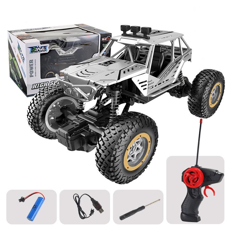 Large Alloy Off-Road Rc Car For Kids - Silver-1964932253683421185