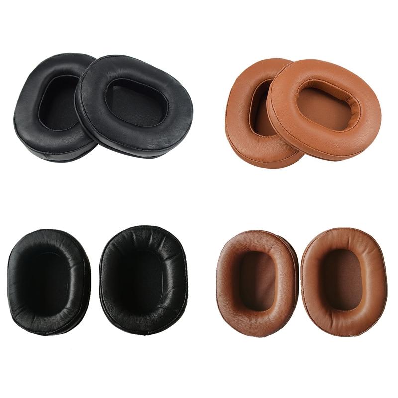 Pair Of Sheepskin-Khaki Audio-Technica Earmuffs For Ath-M50 / M40 / M50X / Msr7-1915197979317374977