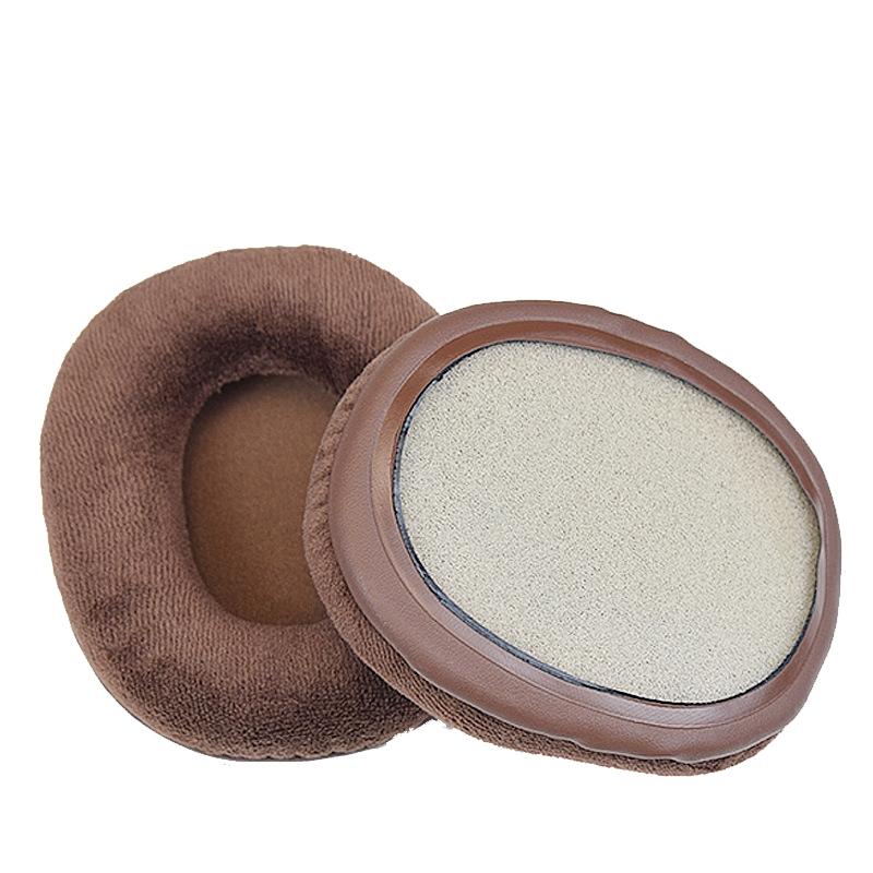 Headset Earmuffs For Audio-Technica Ath-M50X / M30X / M40X / M20X - Brown Fluff 1 Pair-1915197608423460864