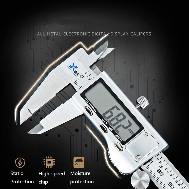 Digital Stainless Steel Vernier Caliper - Lcd Display-1964932334218252293