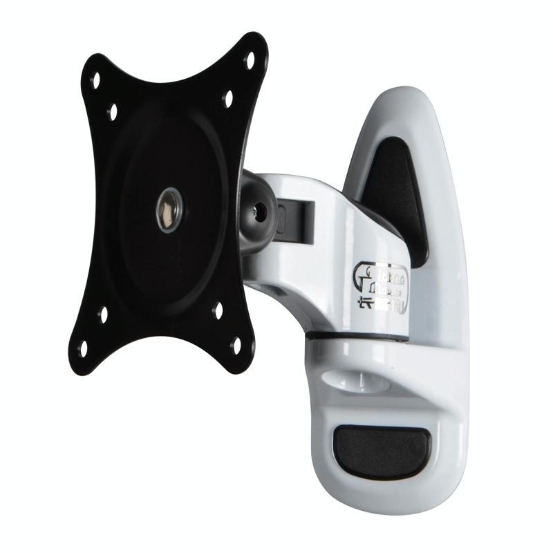 Universal Swivel Wall Mount For Computer Monitors - White-1964932195562950657