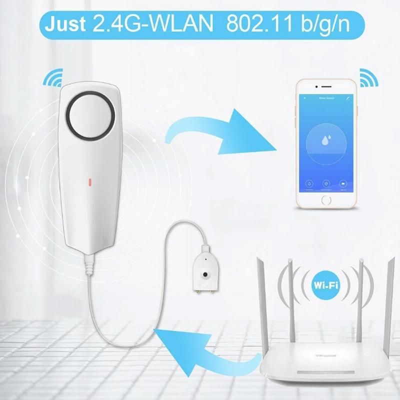 Smart Water Leak Alarm - Remote Control-1915197107363516420