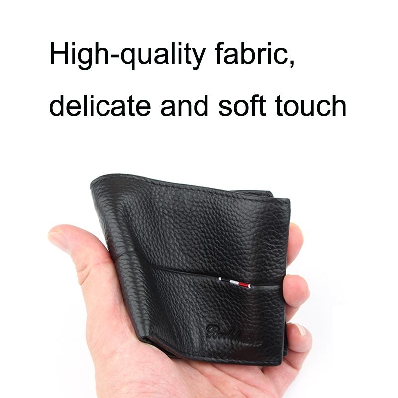 Rfid-Blocking Men Wallet With Card Slots-1915198104185999364