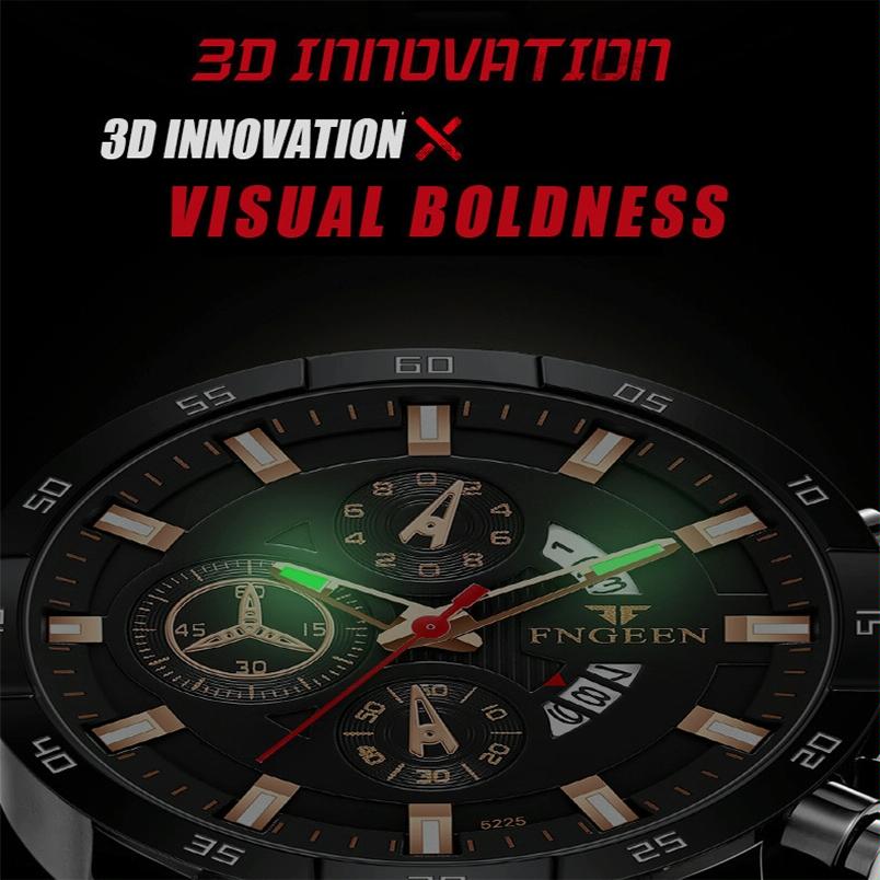 Waterproof Quartz Watch With Black Leather Strap And Rose Shell Design-1943465060064169988