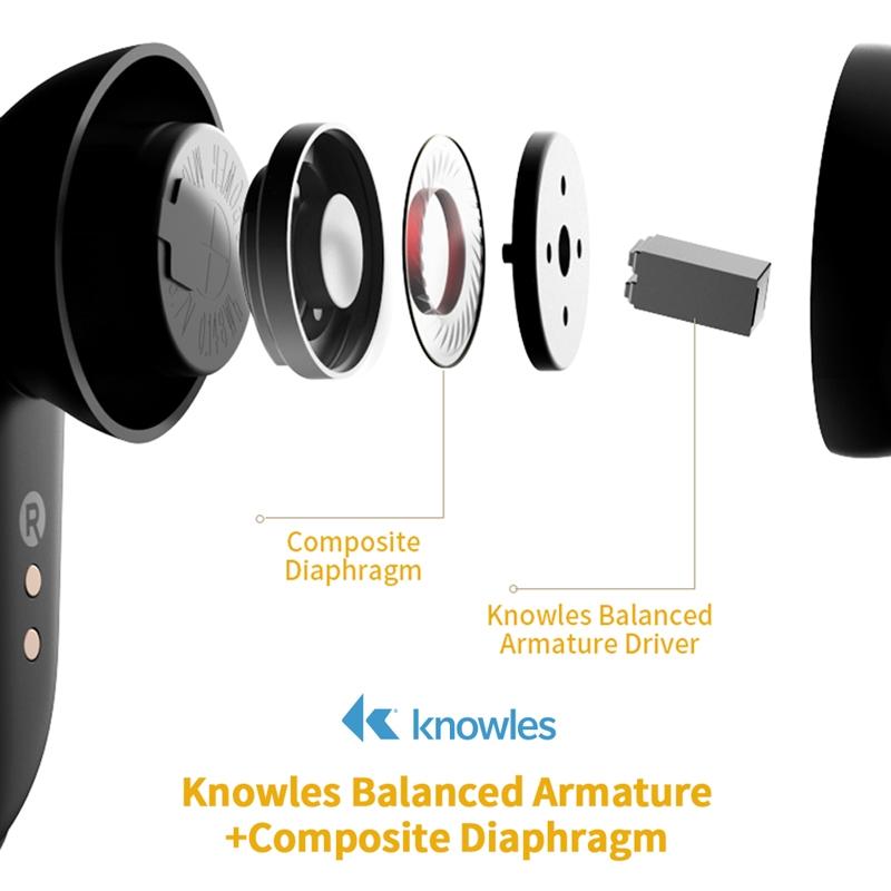 Shadow Black Wireless Bluetooth Earphones - Waterproof And Dustproof-1915196905504247810