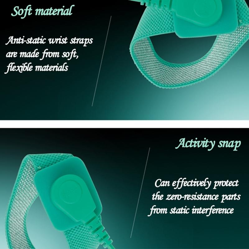 Anti-Static Wrist Strap With Tpr Elastic Material - 3M Length-1915197117622784002