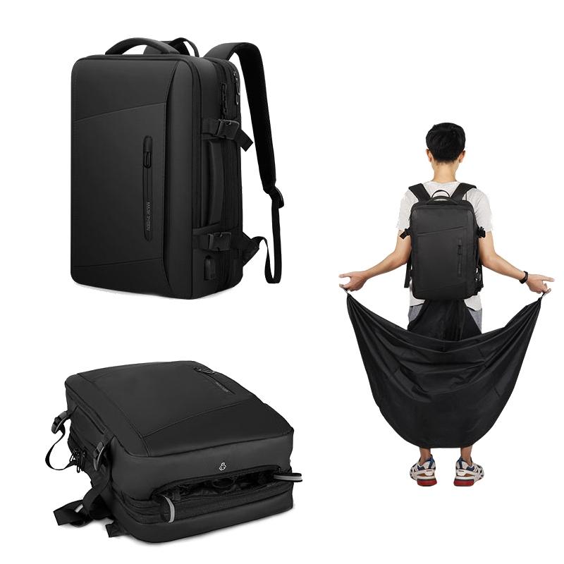 Large Capacity Raincoat Style Oxford Backpack For Men - 17.3 Inch-1915197955250458631