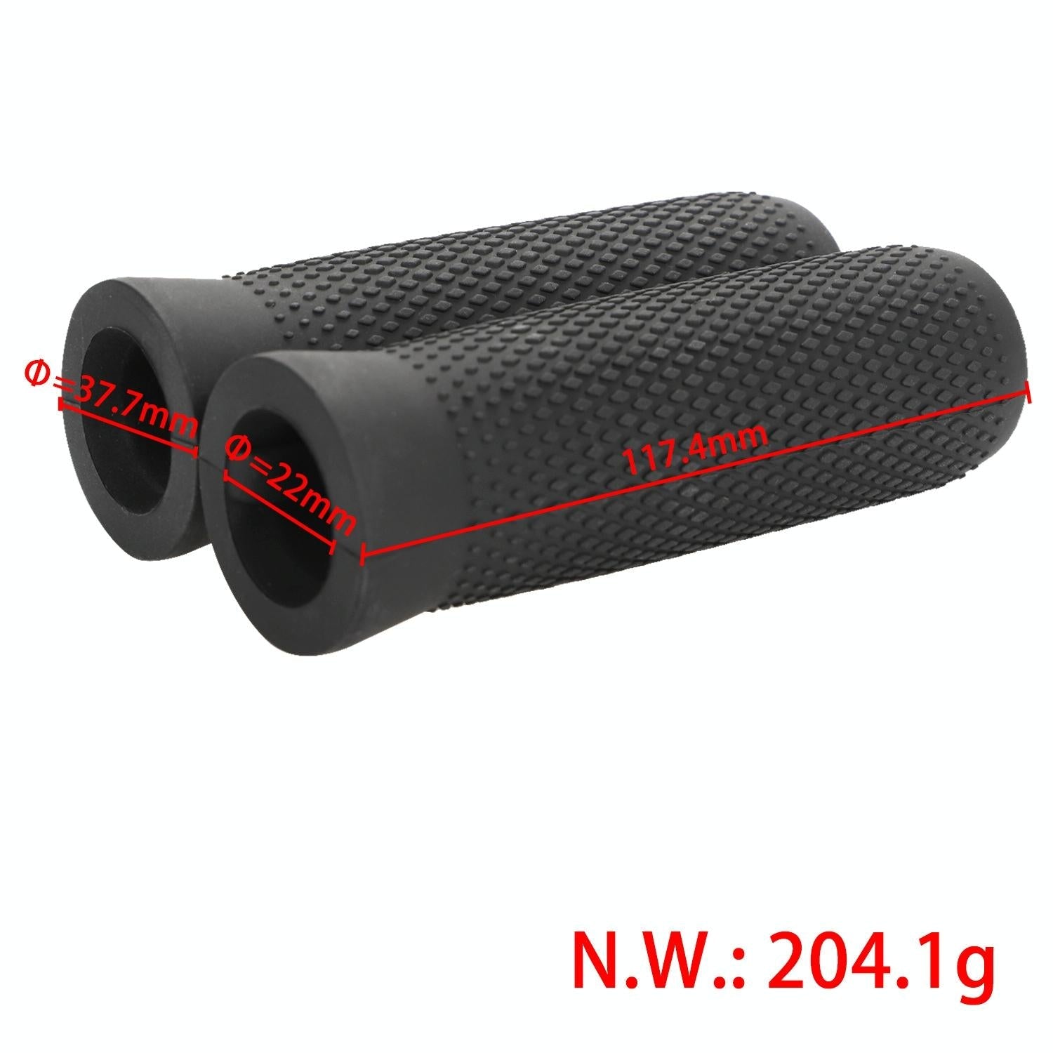 Silicone Handbar Cover For Ninebot Es Scooters - Black Pair-1964932327717081090