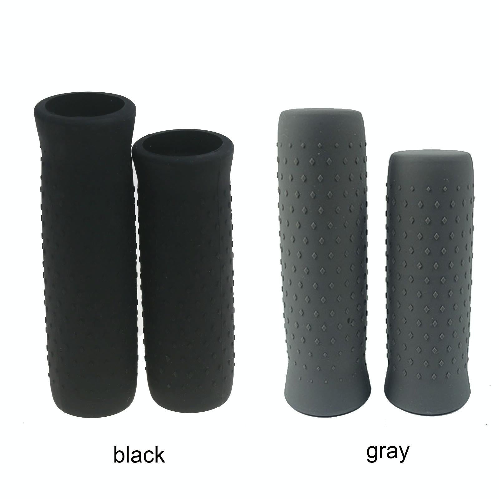 Silicone Handbar Cover For Ninebot G30 Max - Black 1 Pair-1964932312722444289