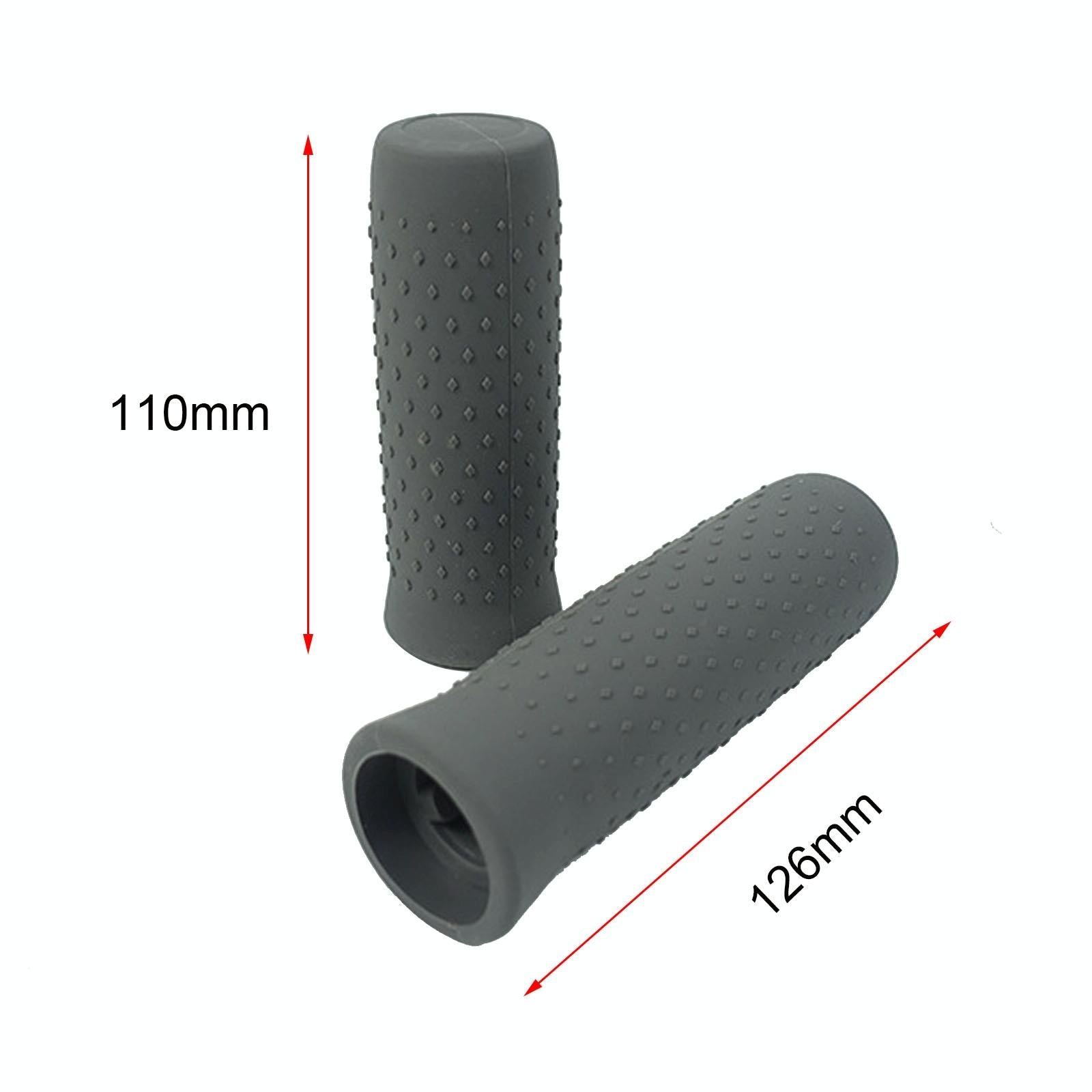 Silicone Handbar Cover For Ninebot G30 Max - Black 1 Pair-1964932312722444290