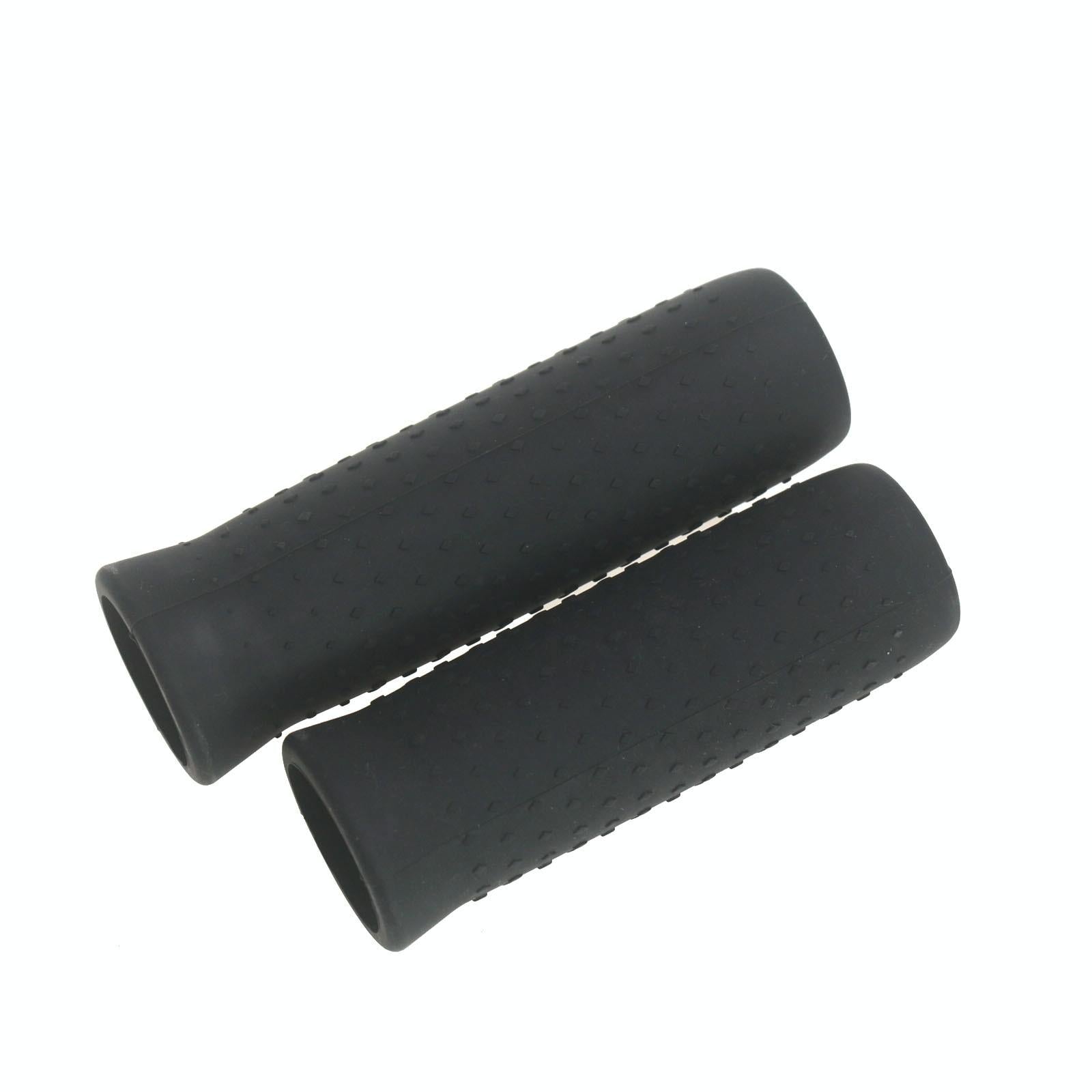 Silicone Handbar Cover For Ninebot G30 Max - Black 1 Pair-1964932312722444291