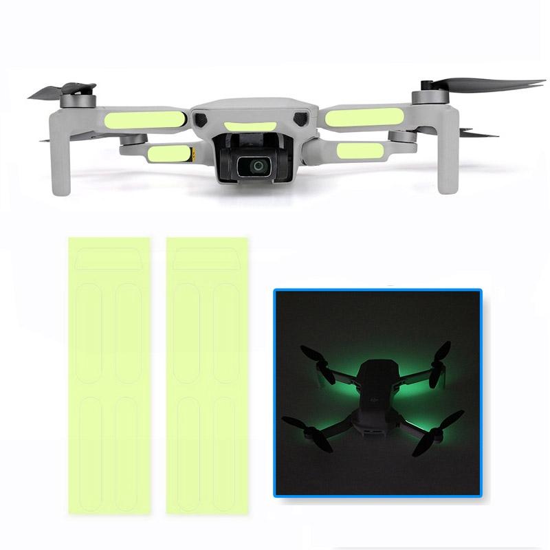 Set Of 2 Glow-In-The-Dark Stickers For Dji Mavic Mini / Mini 3 Pro-1915197749108805639