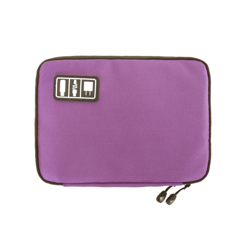Portable Multifunctional U Disk Storage Bag For Mobile Phone Accessories - Purple-1964932356506783744