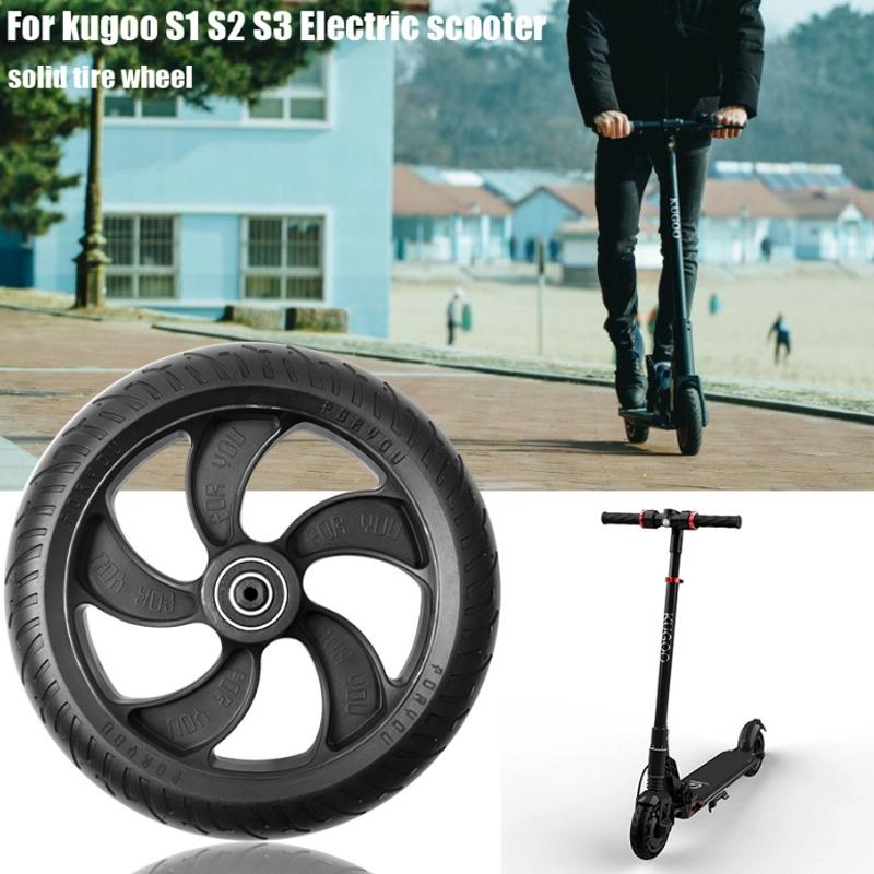 Kugoo S1 / S2 / S3 Front Wheel Accessory - 8 Inch Black-1964932231873040388
