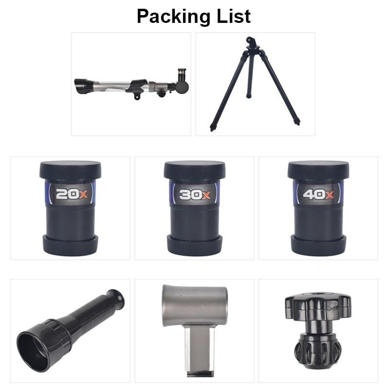 Science And Education Telescope - 20-40X Objective Lens - Ideal For Kids-1915196907014197253