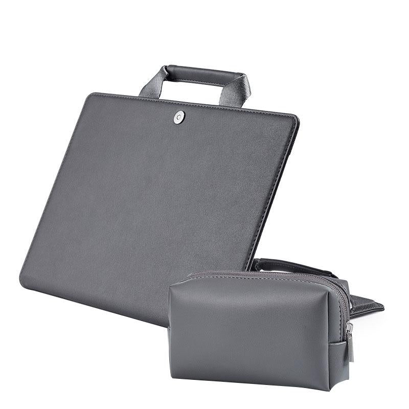15.4 Inch Laptop Bag & Power Bag - Protective Tote For Macbook Pro - Dark Gray-1915197179870449664