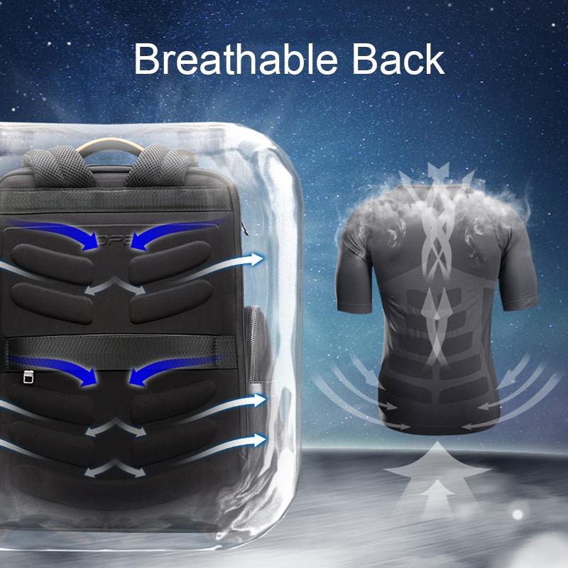 Black Multifunctional Anti-Theft Laptop Backpack With Usb Charging Hole-1915196825221074947