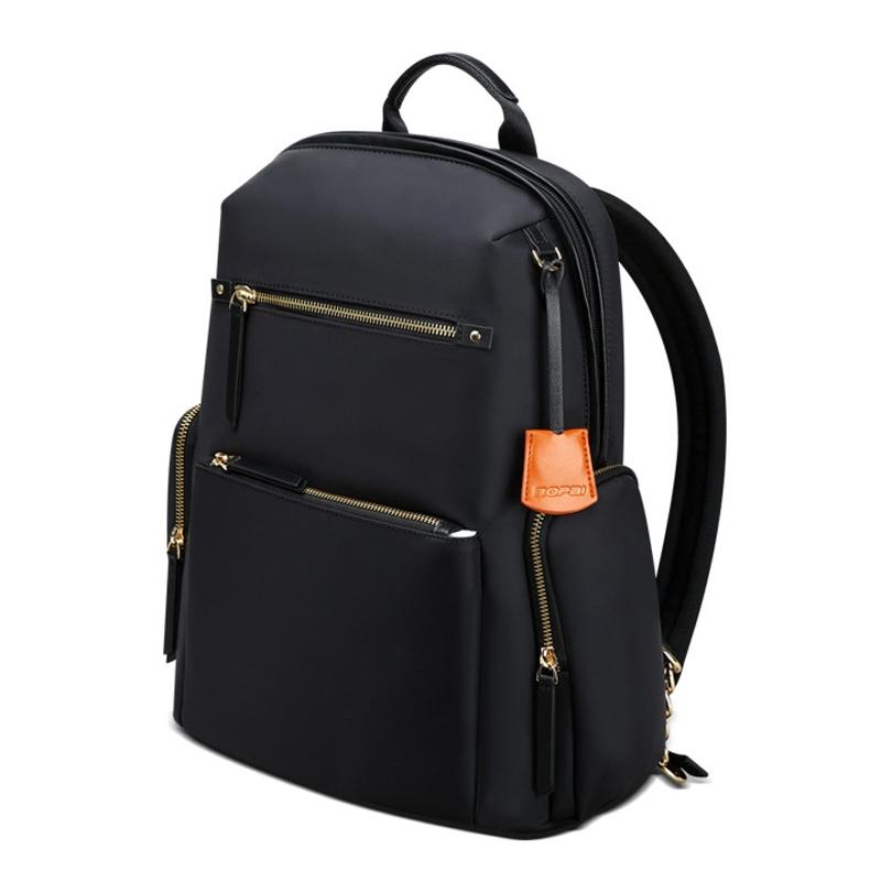 Black Anti-Theft Laptop Backpack With Wear-Resistant Design-1915196941470404615