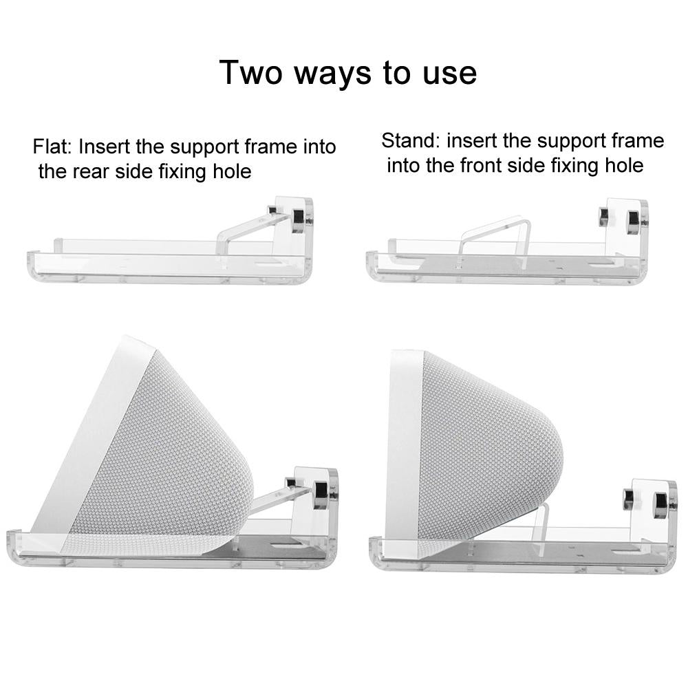 Wall Mount Audio Organizer For Amazon Echo Show 5 - 5.5-Inch Transparent-1915196870796382210