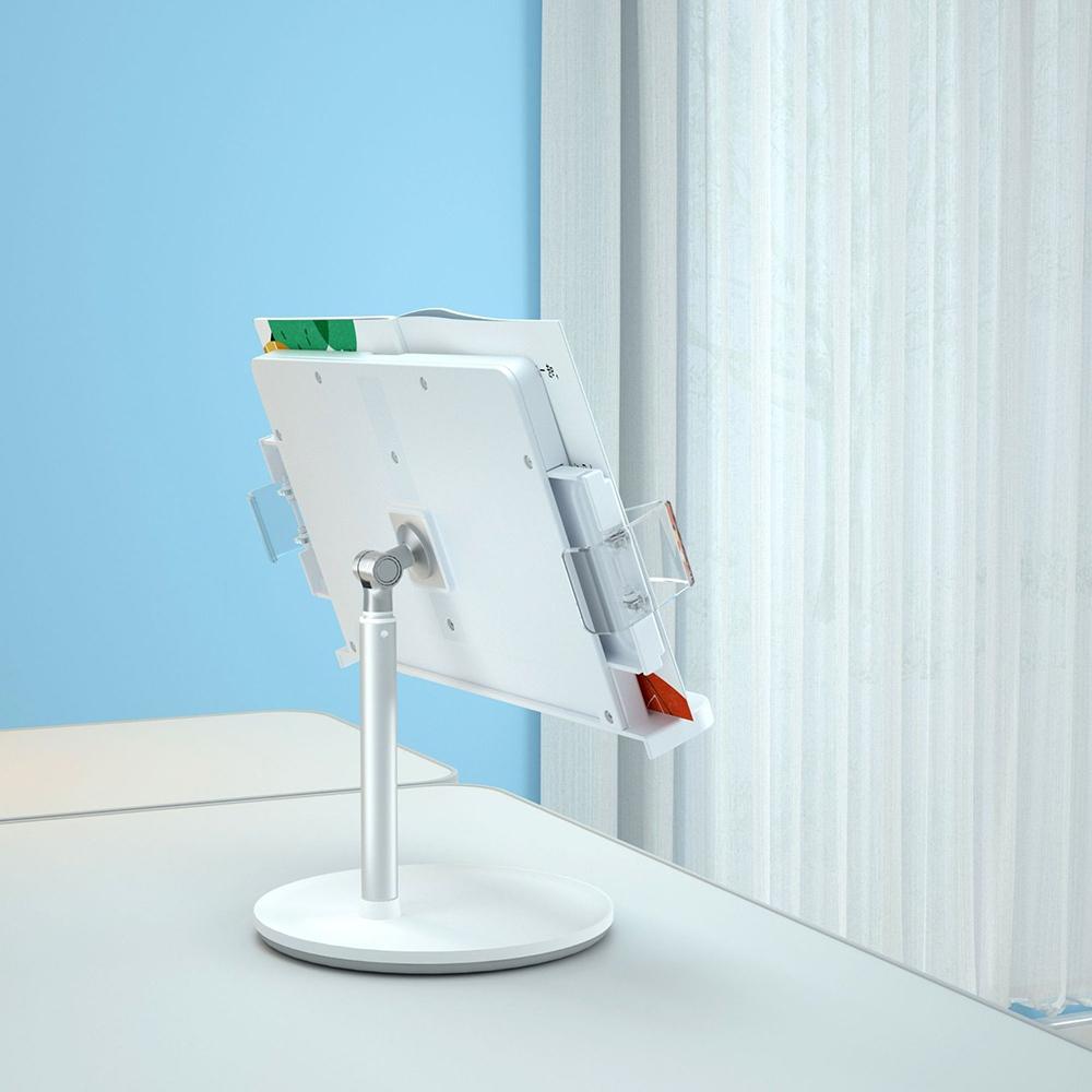 Stable Non-Slip Tablet Stand - White-1964932196565389317